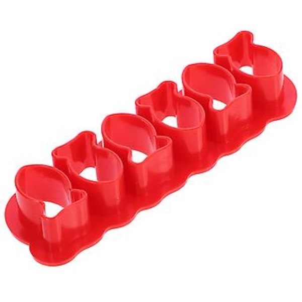Kakformar för kakor 3D Återanvändbara DIY Bakformar Fiskkex Utstickare Bakform