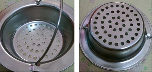 2 stk. (S 9*2,5*5,8) Køkkenopbevaringstilbehør 2 stk. Rustfrit stål