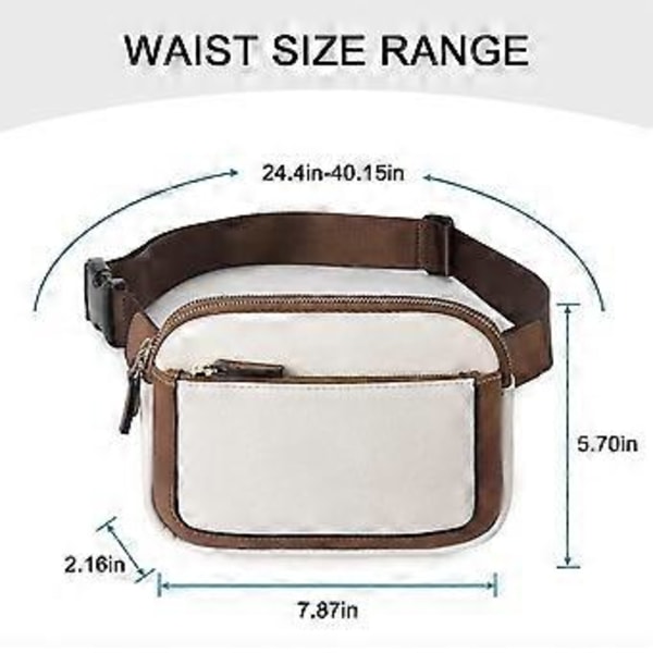 Bältesväska, Midjeväska, Crossbody-väska, Magväska, Resväska