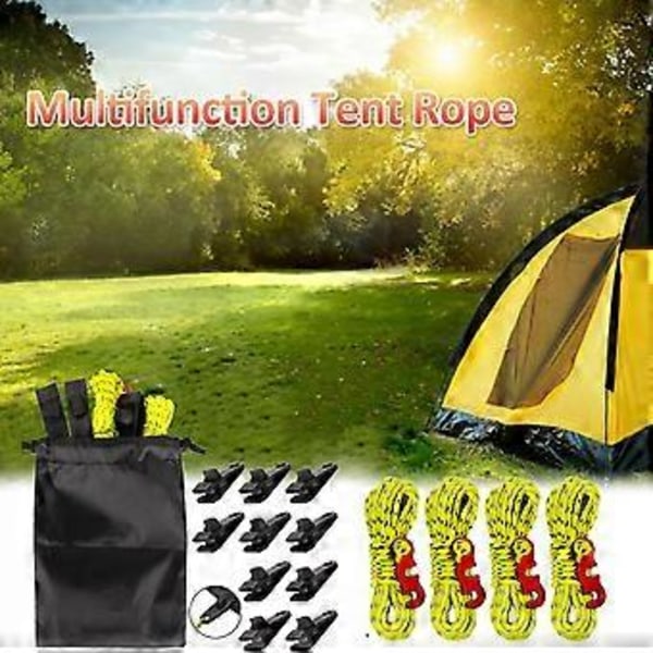 Multifunktionell Tältlina Tälttillbehör Utomhussporter Camping Vandring
