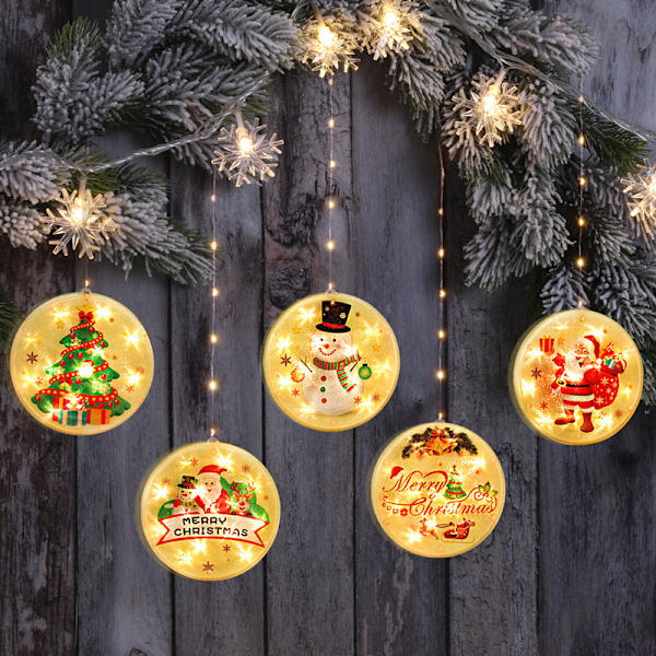 5 nye julelys, LED-lys, romdekorasjonslys