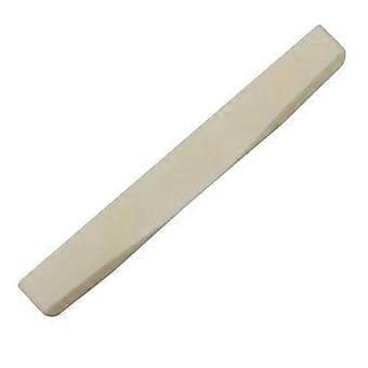 11x 75x10x3mm Sadel av nötben för akustisk gitarr Vit DIY-del