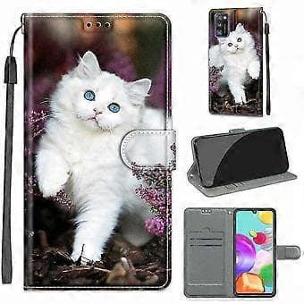 Samsung Galaxy A41 Vitt Katt Mobilskal