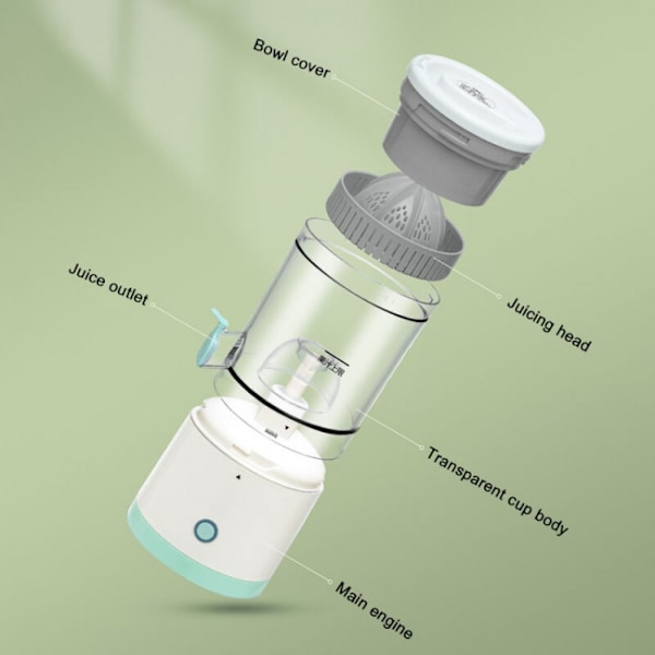 7,4V USB-batteri 3000mah Mini elektrisk juicer bærbar trådløs U