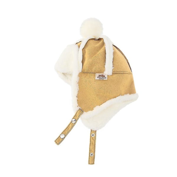 Winter Warm Baby Hat 2 Colors Infant Toddlers Boys Girls Beanies Soft Cap Gift Yellow