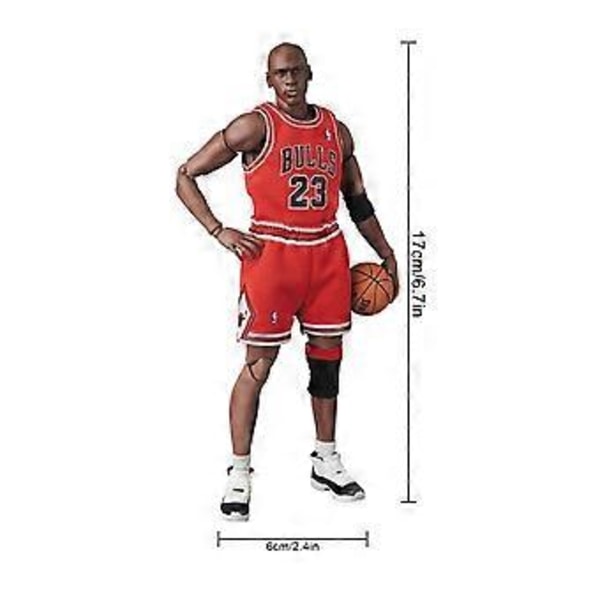 Nbas Superstjerne Michael Jordans 1/12 Skala Actionfigur Nr. 23 Mj Modeller Samleobjekter ( )