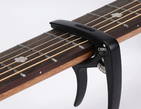 Akustisk gitarr, elgitarr, ukulele tillbehör: Unisex stämapparater och klämmor Black