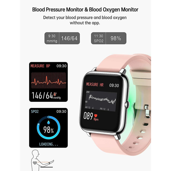 Watch, Smartklocka med blodtryck, blodsyremätare