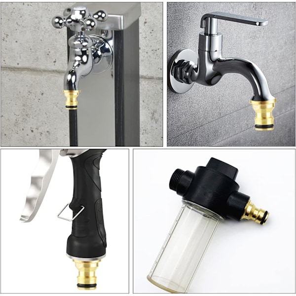 Kranadapter Vattenslang Krannosanslutning Mässing M24 Kit