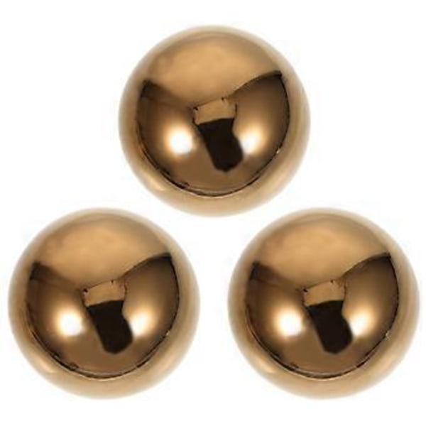 3 st Kaffebord Bordsdekor Bordsdekoration Mittpunktsbollar Stål Trädgårdsbollar Spegelglob Trädgård Trädgårdsklot