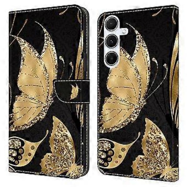 Til Samsung Galaxy A16 5G/4G Etui Magnetisk Lås 3D Mønster Læder Wallet Telefon Cover (Style P)