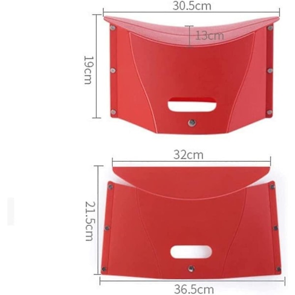 Portable Folding Stool, 1 Piece Plastic Folding Stool, Portable Mini Stool, Ultra Light Folding Stoo