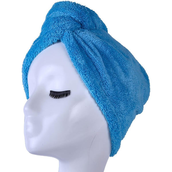 Mikrofiber Snabbtorkande Hårhandduk Wrap - Superabsorberande Minskar Drastiskt Hår Torkningstid