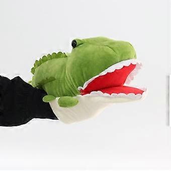 Djur Handdockor Barnpresenter Practical Jokes, Rollspel Utvecklar Intelligens för (Krokodil)