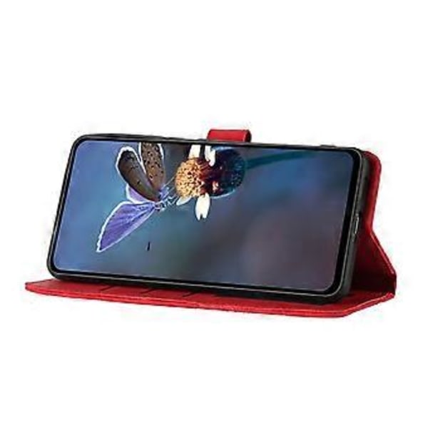 Til iPhone 12 Pro 6.1 tommer Blomster Præget PU Læder Telefon Cover Foldbart Stativ Pung Cover (Stil D)