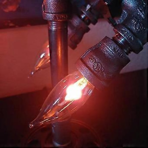 Steampunk-tyylisen raketin yövalo, rakettiputken liekki, yövalo, lahja, kodin sisustus (EU-pistoke)