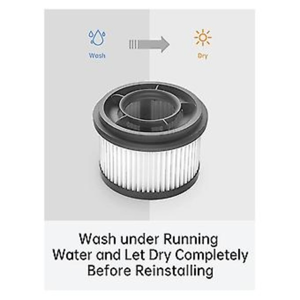 Til T10 T20 T30 Håndholdt Ledningsfri Støvsuger Vaskbar Frontfilter Reservedele Høj Effektivitet ( )