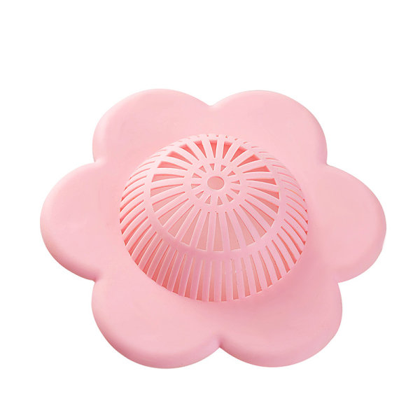 4 Pack Silicone Hair Catcher with Suction Cups, Sink Strainer for