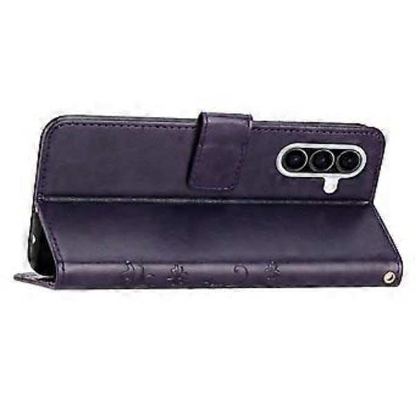 För Samsung Galaxy A26 5G Fodral PU Läder Plånboksfodral med Rem (Stil D)