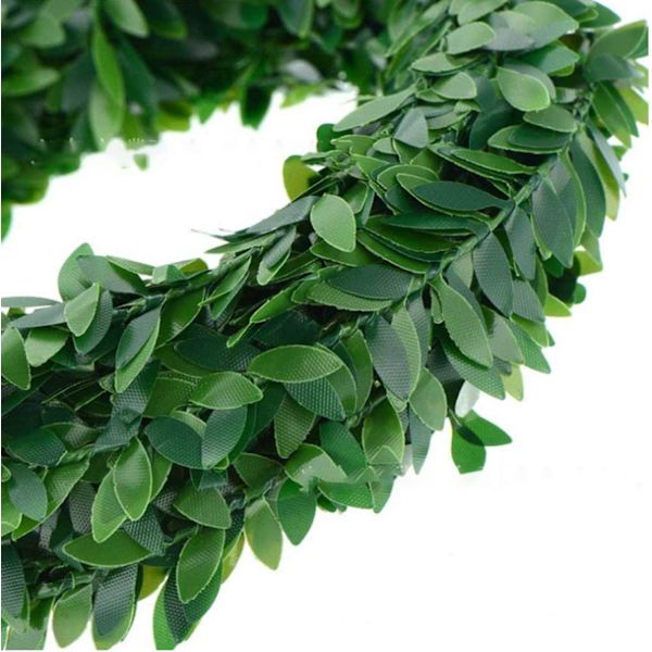 2 rullar konstgjorda vinrankor band bladkrans grönt blad tråd blomma