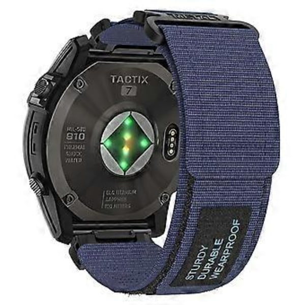 Til Garmin Fenix 7/Forerunner 965/955/945/935 Urrem 22mm Robust Nylon Sportsrem (Style D)