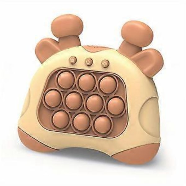 Push Bubbles -pelikonsoli, painettava pelikone, Pop It -konsoli, pulmapeli, aistiyliherkkyyttä lievittävät lelut, stressinlievityslahjat, monivärinen valinnainen (pinkki)
