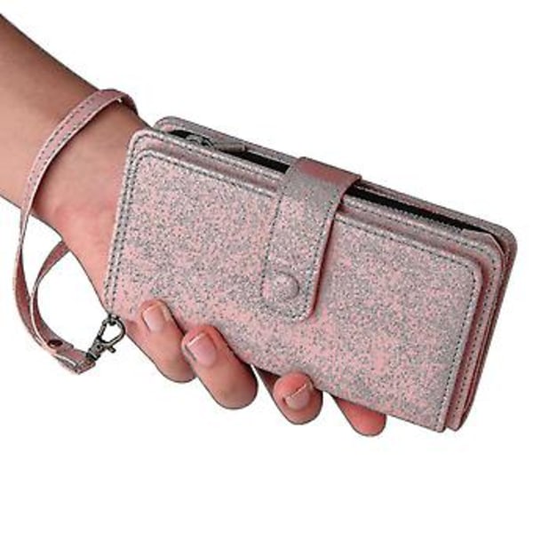 Oppo Find X3 Pro Fodral Plånbok Flip Kort Hållare Pu Läder Magnetiskt Skyddande Flipfodral - Rosa ( )