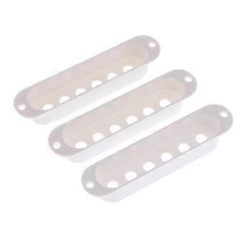 2X 3 stk. Elektrisk gitar pickup Single Coil Covers for Pickup Hvit
