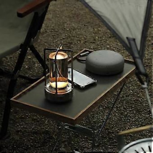 Ny Lumisom Kristalllampa, Lumison Kristall Lykta Bordlampa, 3 Färger Laddningsbara Sladdlösa LED-lampor för Restaurang/Sovrum/Bar/Kaffe  snabb (Guld)