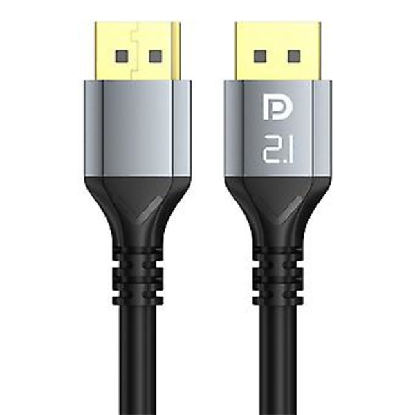 2.1 Kaapelin 16K DP-kaapeli Ultra HD Video Audio -kaapeli kannettavalle tietokoneelle, televisiolle, projektori ja näytölle 1 metriä