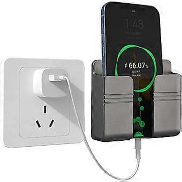 Modern Väggmonterad Mobiltelefonladdare, Utrymmesbesparande Design för Upp Till 6,5 Tums Enheter, Nytt Utseende med Enkel Installation, Stark