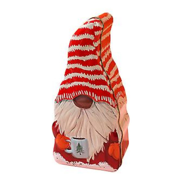 Julburk i plåt för godis, kakor och små presenter