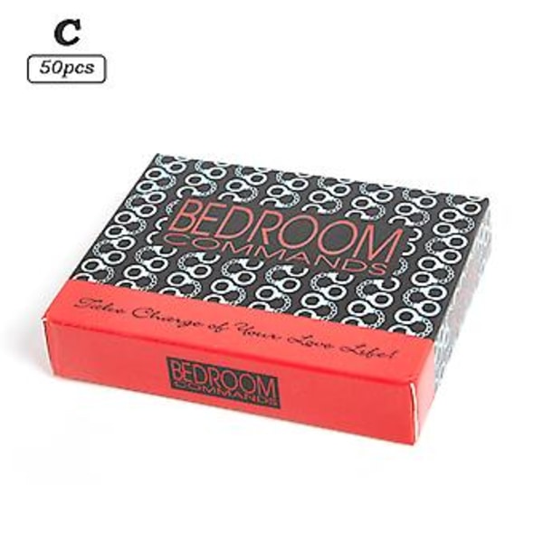 50 Positioner Tarotkort Voksne Sex Spil Tarot Dæk Sex Legetøj Sex Position 18+ (Mønster C)