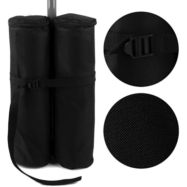 Painotussäkit puutarhapaviljonkiin ja -katokseen - 4 x 2 täytettävää säkkiä - 60 kg