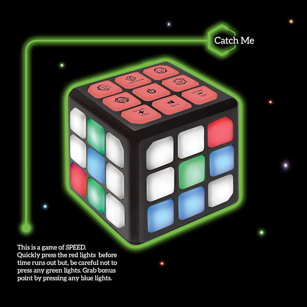 Lasten valo- ja musiikki Rubikin kuutio monitoiminen pulmapeli R