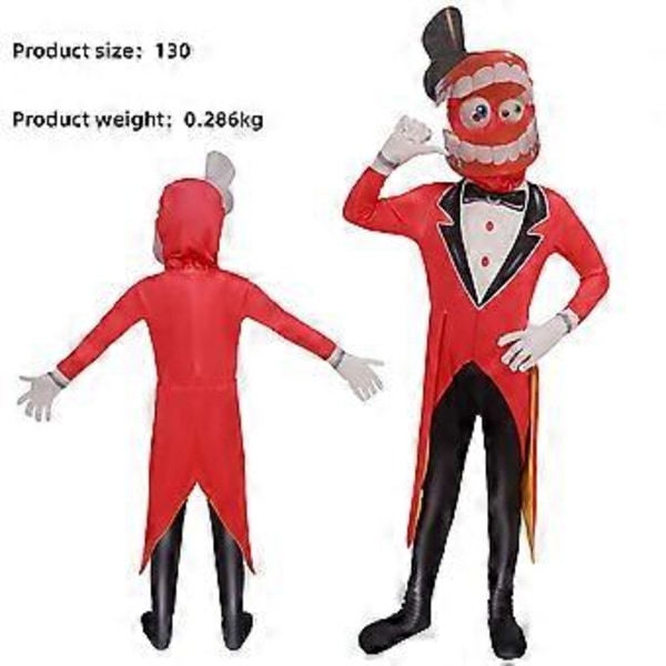 The Amazing Digital Circus Cosplay Haalari Jax Caine Body Costume (170 Caine)