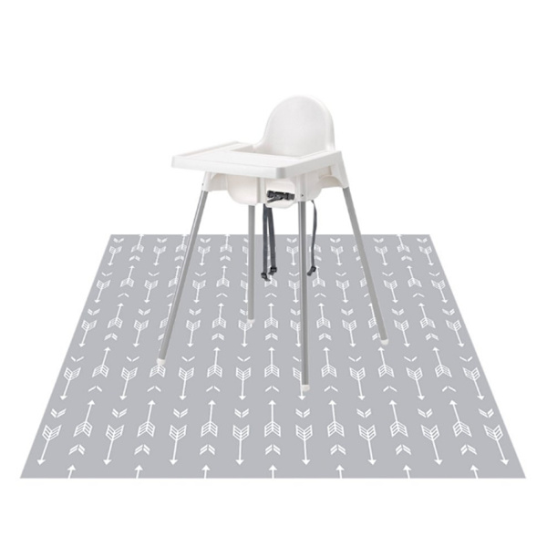 Baby Splat Matte under Høystol (51\" x 51\") Vaskbar Baby Flo