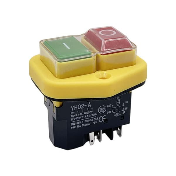 Integrert bryter - spenningsfri bryter 250V KJD17 B med undervolt