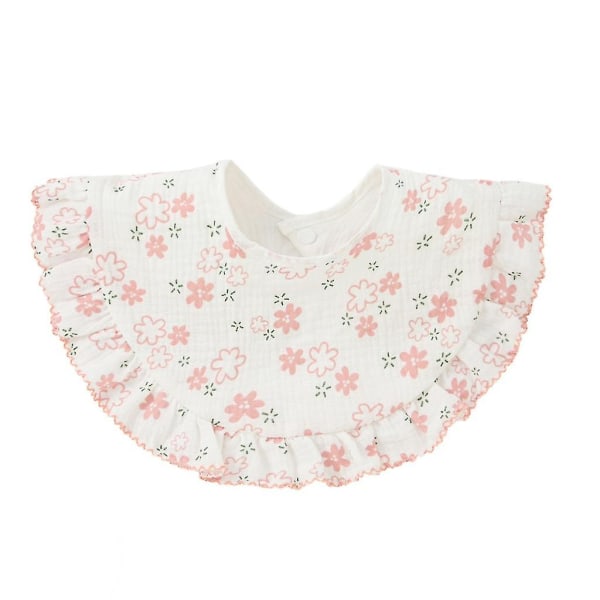 Baby Bibs Floral Handkerchief Feeding Bib Burp Cloth Boy Girl Bib Shower Gift 1
