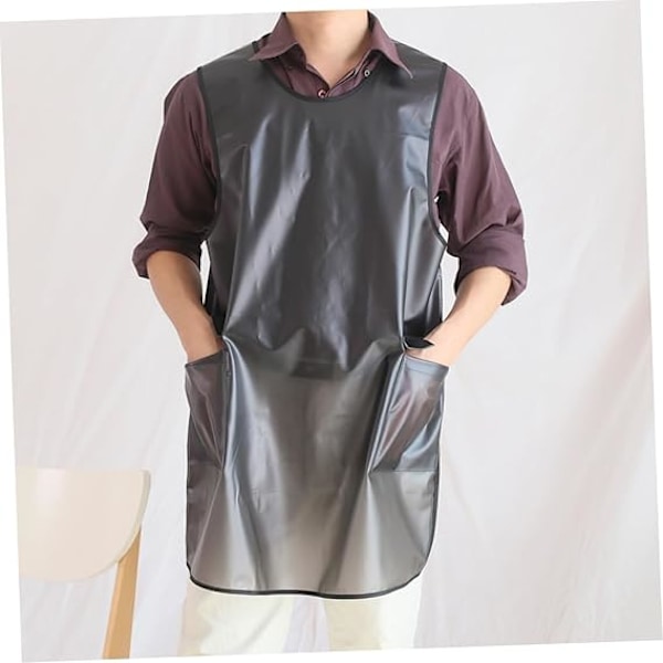 1 st transparent förkläde sjal förkläde för män förkläden vattentät pinafore förkläden