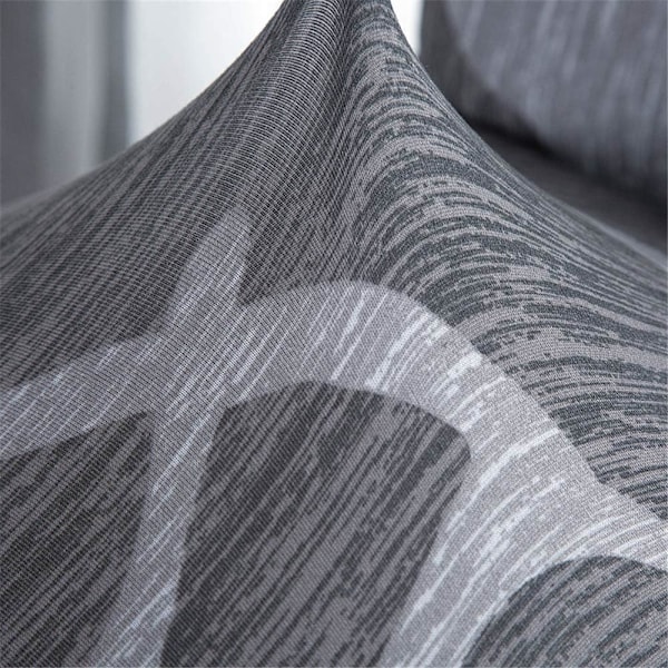 Matstolöverdrag Patchwork Tryckt Tvättad Stretch