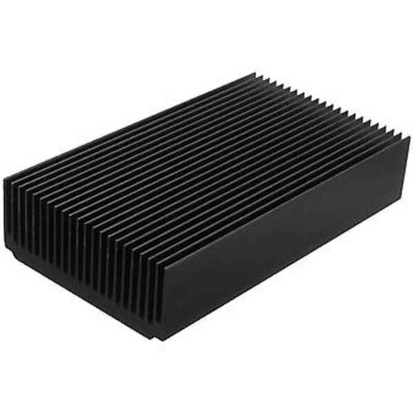 Alumiininen jäähdytyselementti 4.72 x 2.72 x 1.06 tuumaa / 120 x 69 x 27 mm Jäähdytyselementti Musta oksidi säteilijä