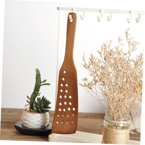 2 st trästekspade matlagningsredskap träskyffel pannkaksspade