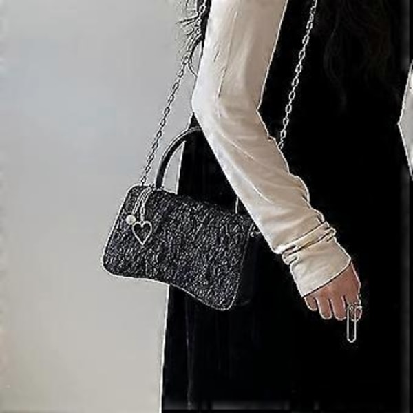 Butterfly Love Axelväska Dam Mini Kedjor Liten Axelväska Handväska Dam Casual Messenger Crossbody