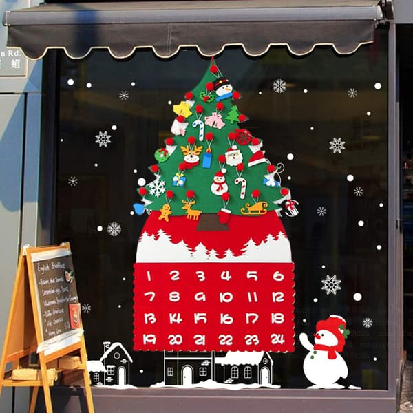 DIY Joulukalenterisetti Huopa Adventtikalenteri Countdown Tr