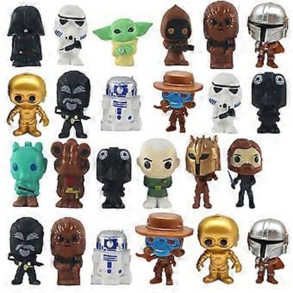 2024 Julekalender med Star Wars Figurer - Model Legetøj - Jul - 24 Dages Nedtælling - Dukke Blind Box - Overraskelsesgave til Børn ( )