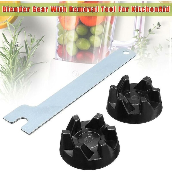 2 st Blender Gummikopplingsväxel med borttagningsverktyg för Kitchenai