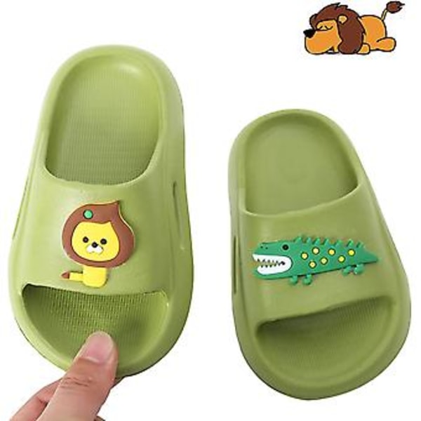 Børneslide-sandaler Søde Strand Vand Flip Flop Drenge Piger Brusebad Pool Sommer Tøfler Til Småbørn Lille Børn (faktisk Sko Længde 15,5 cm)