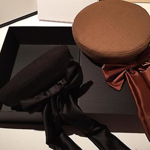 Damer Vinter Beret Hat Bomuld Beanie Hat Franske Beretter Varme & Komfortable (Sort)
