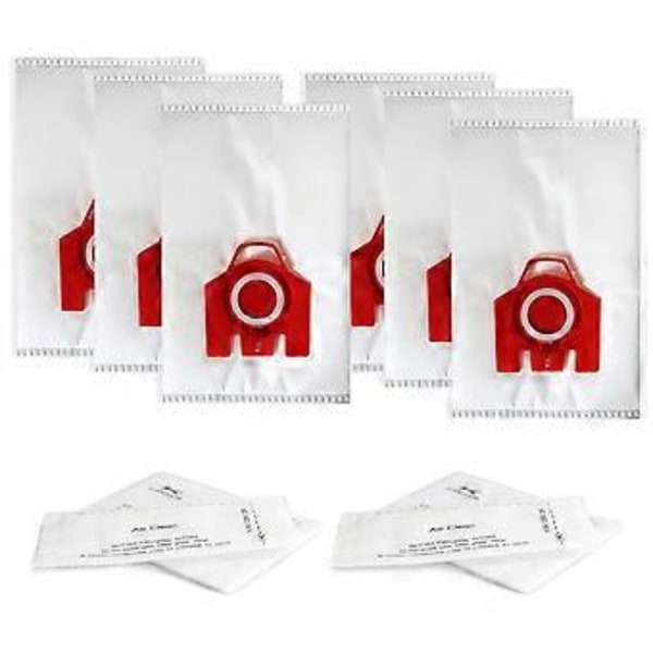 6 kpl Vaihto FJM 3D Efficiency Pölypussi S200, S300, S600, S4 S6 Compact C2 C1 -sarjan imureille